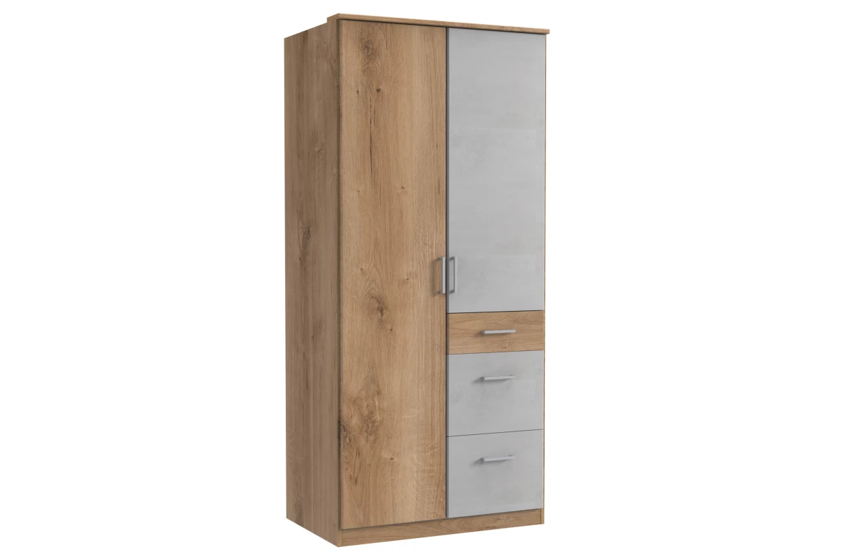 Skříňový nástavec Click, 91 cm, bílý 17