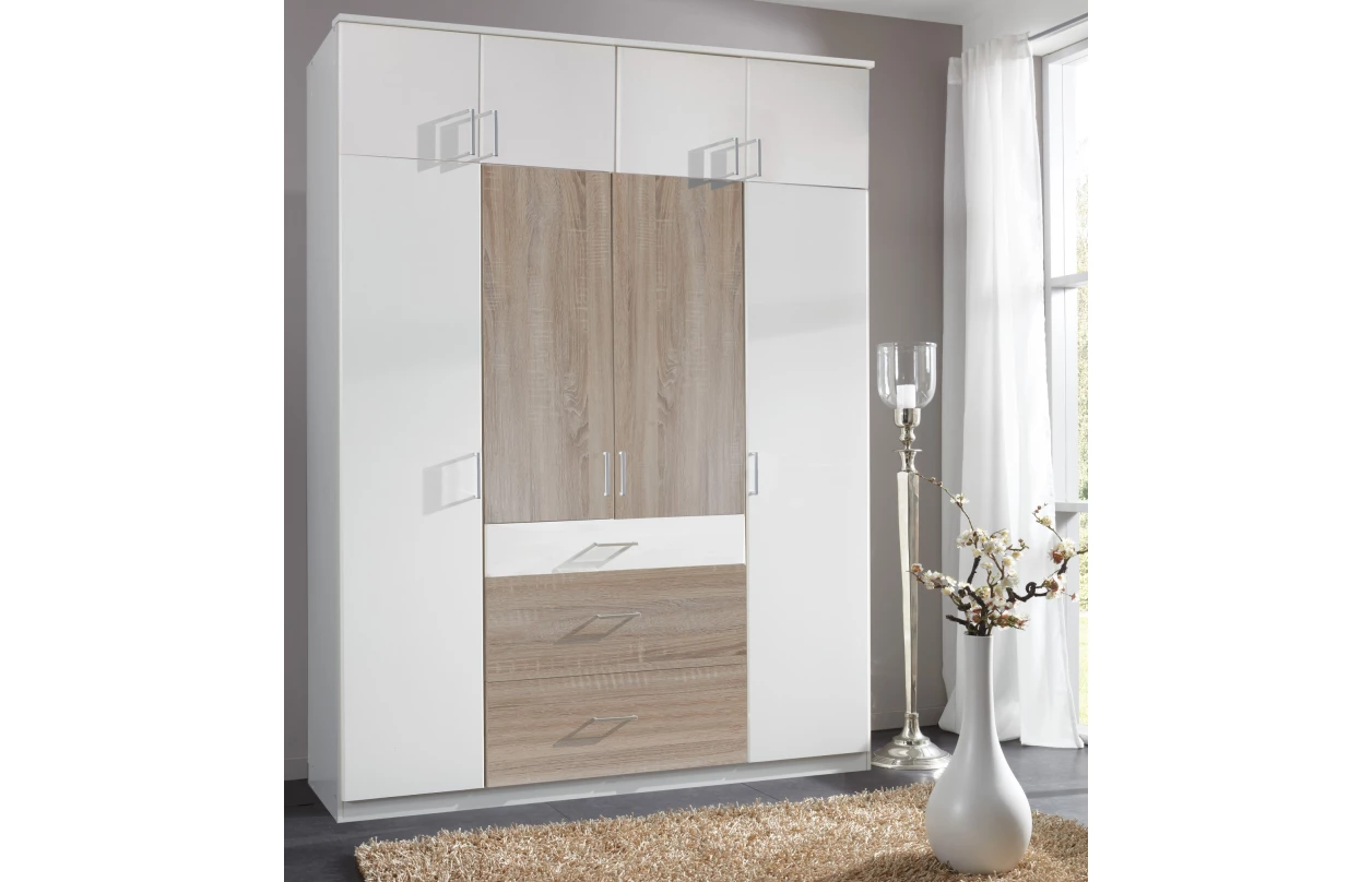 Skříňový nástavec Click, 91 cm, bílý 38