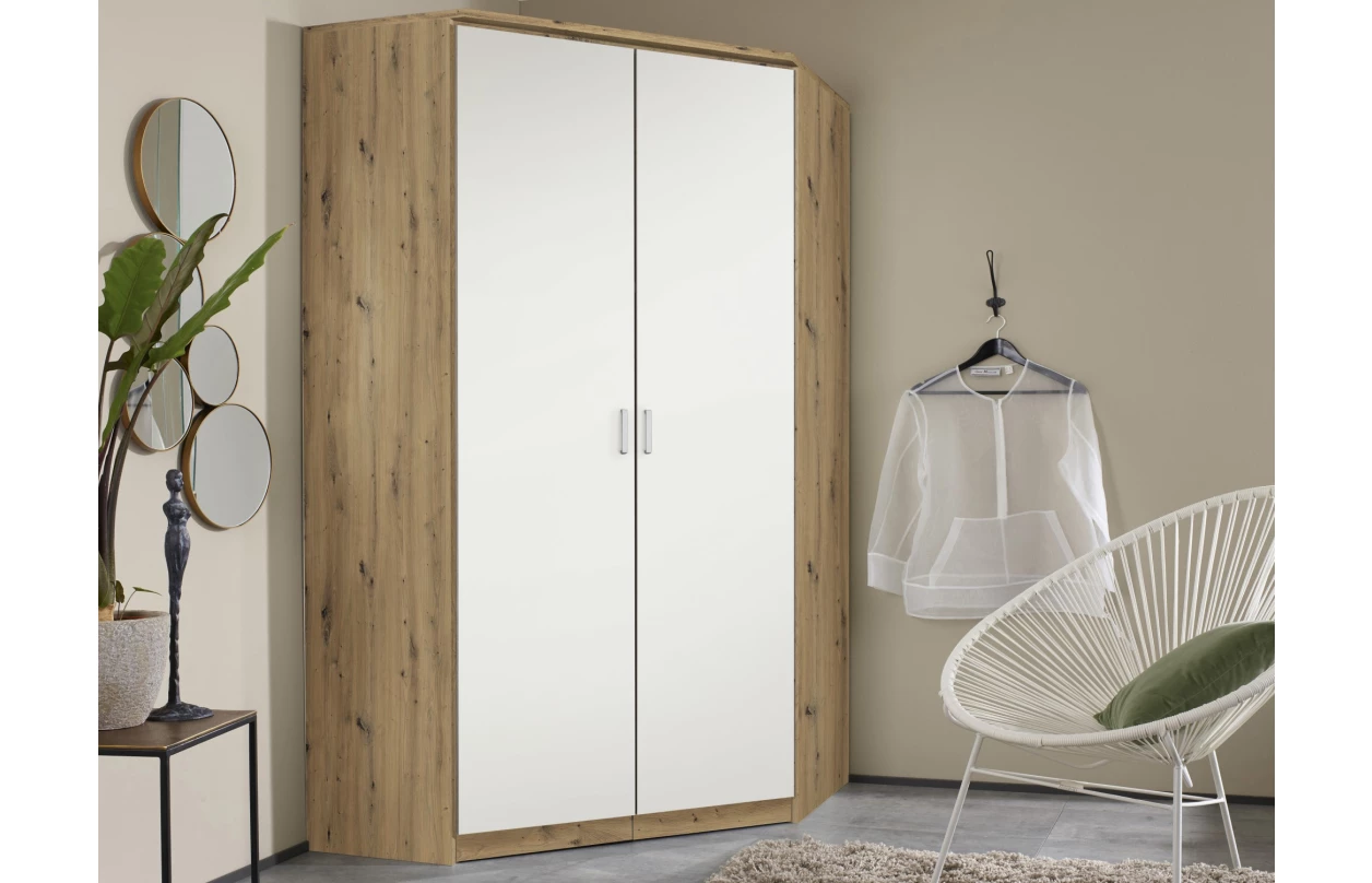 Skříňový nástavec Bremen, 91 cm, dub sonoma/bílá 24