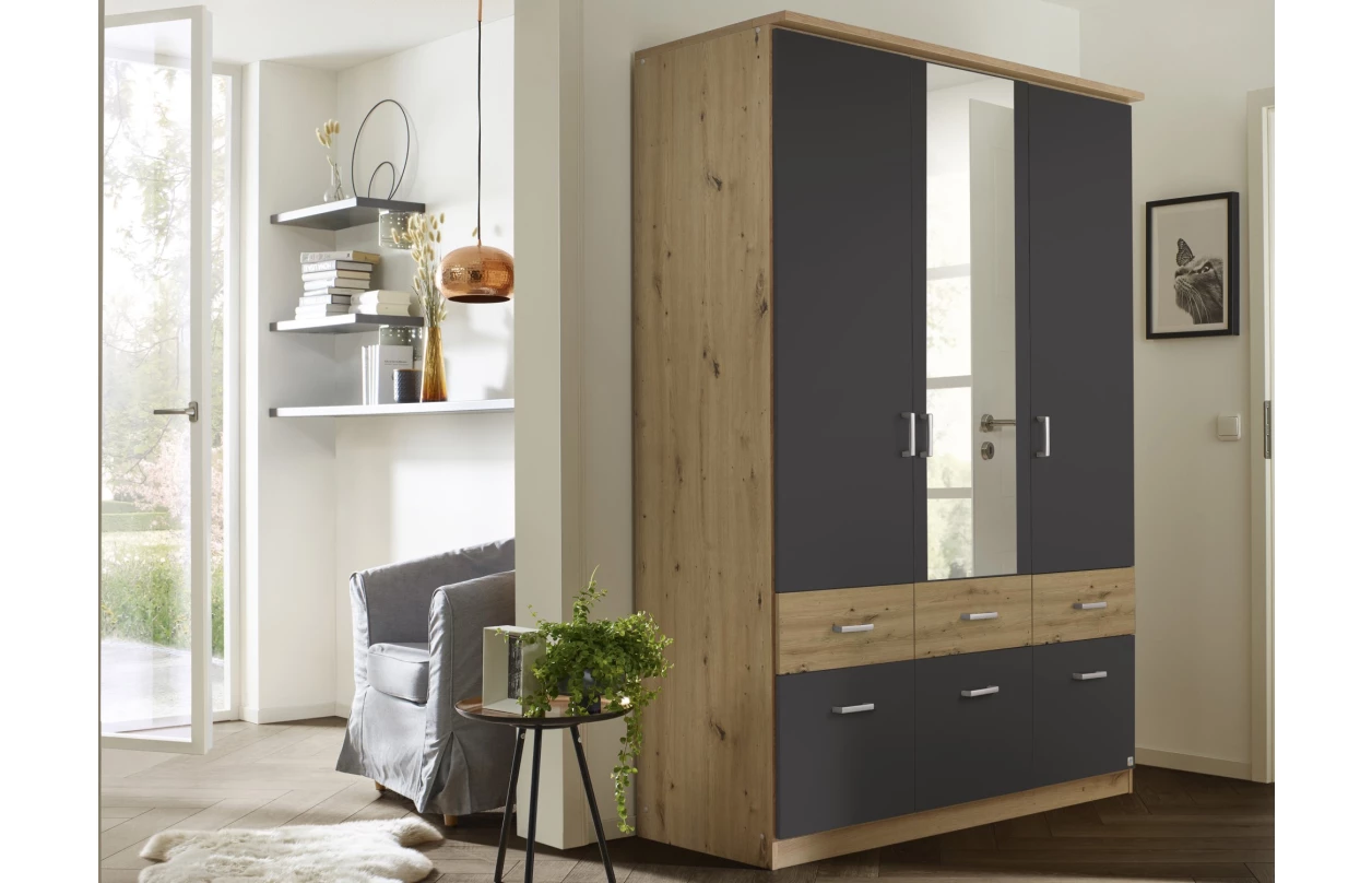 Skříňový nástavec Bremen, 91 cm, dub sonoma/bílá 30