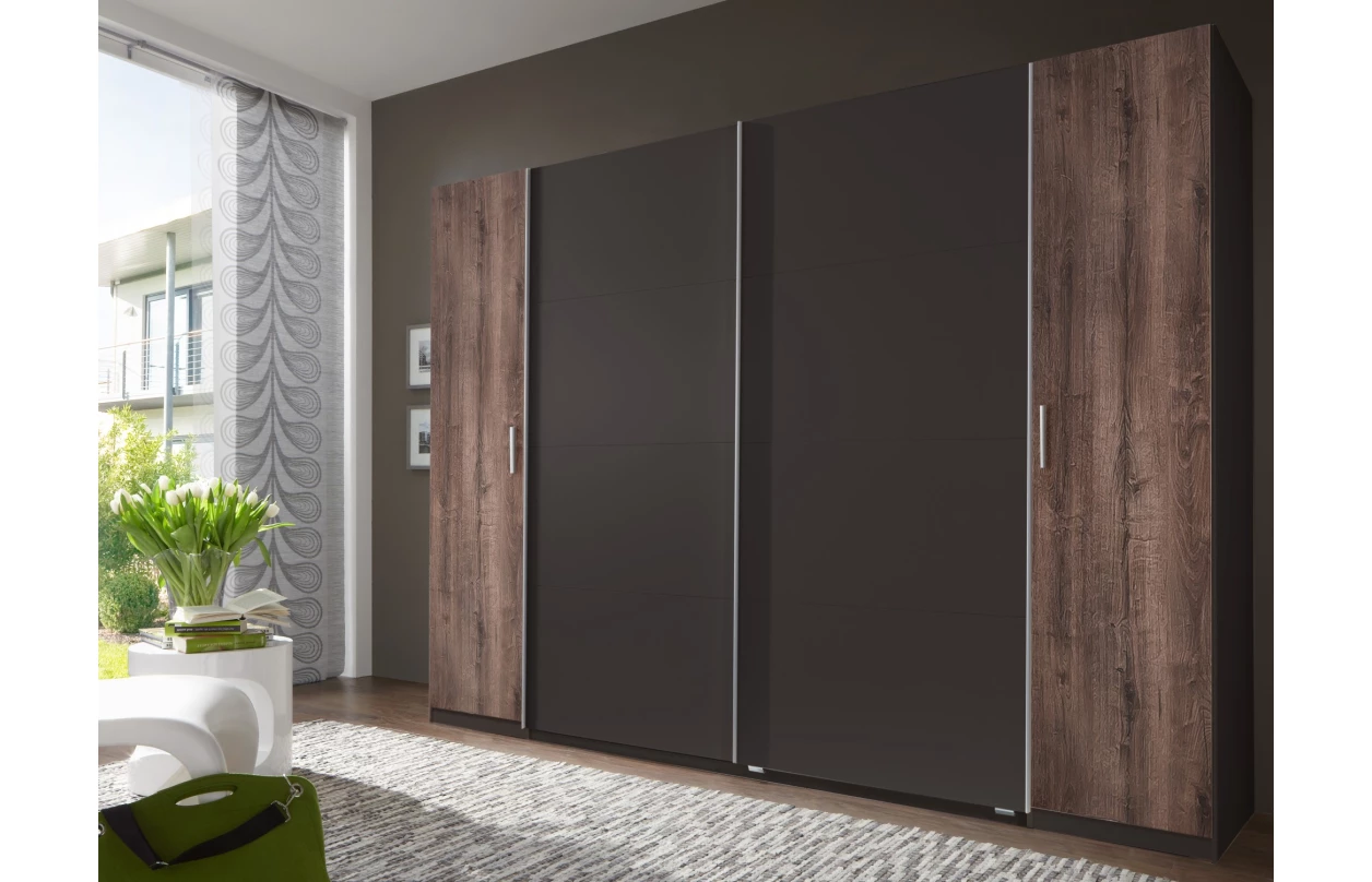 Paspartový rám k šatní skříni Lotto, 276 cm, dub artisan 13