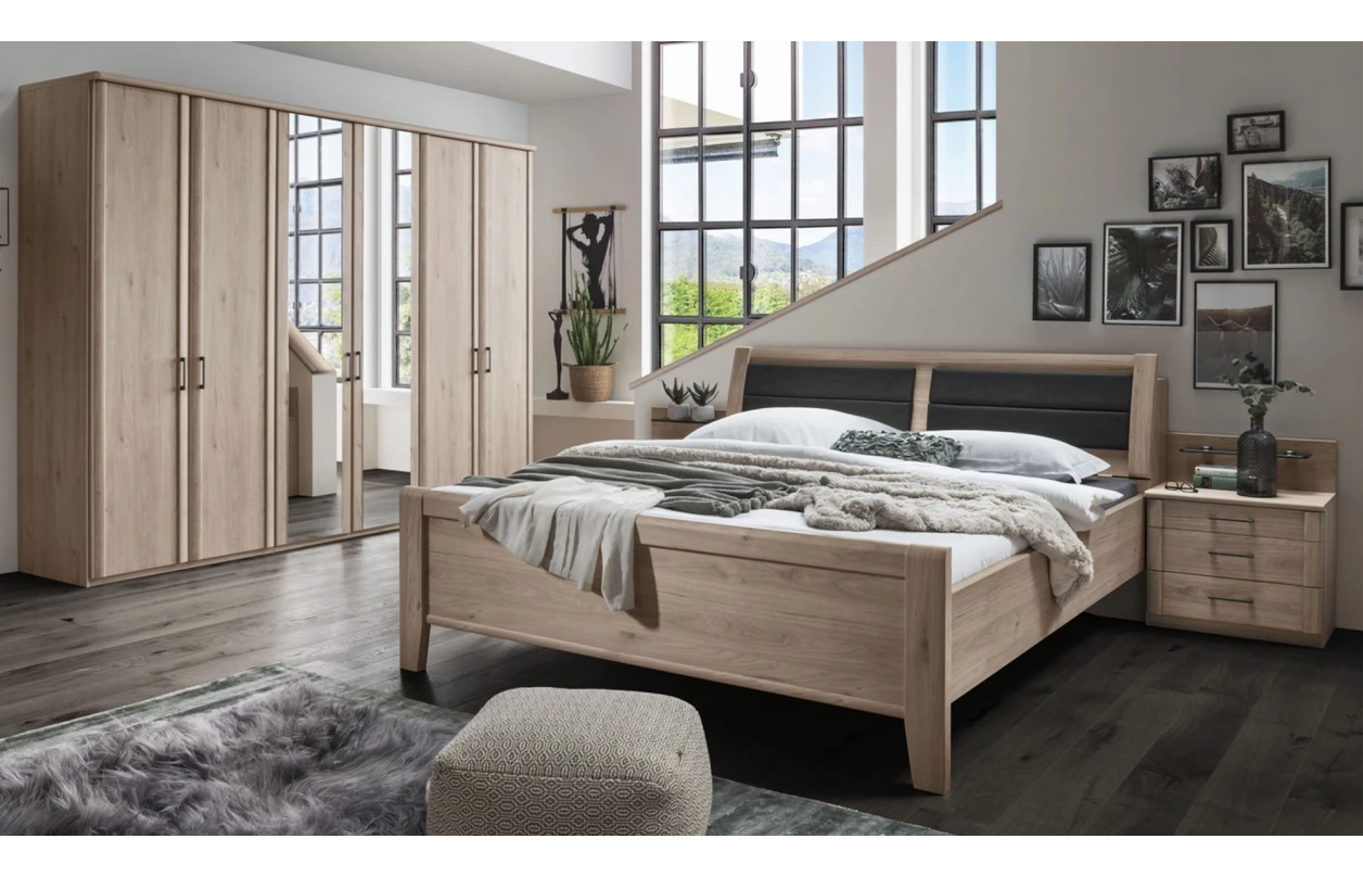 Skříňové přemostění k posteli Luxor, polární modřín 13