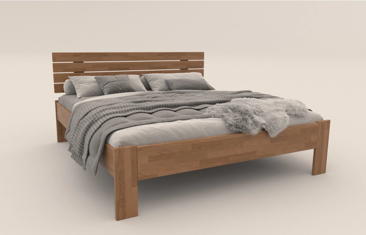 Postel Isolda 180x200 cm, přírodní buk 1