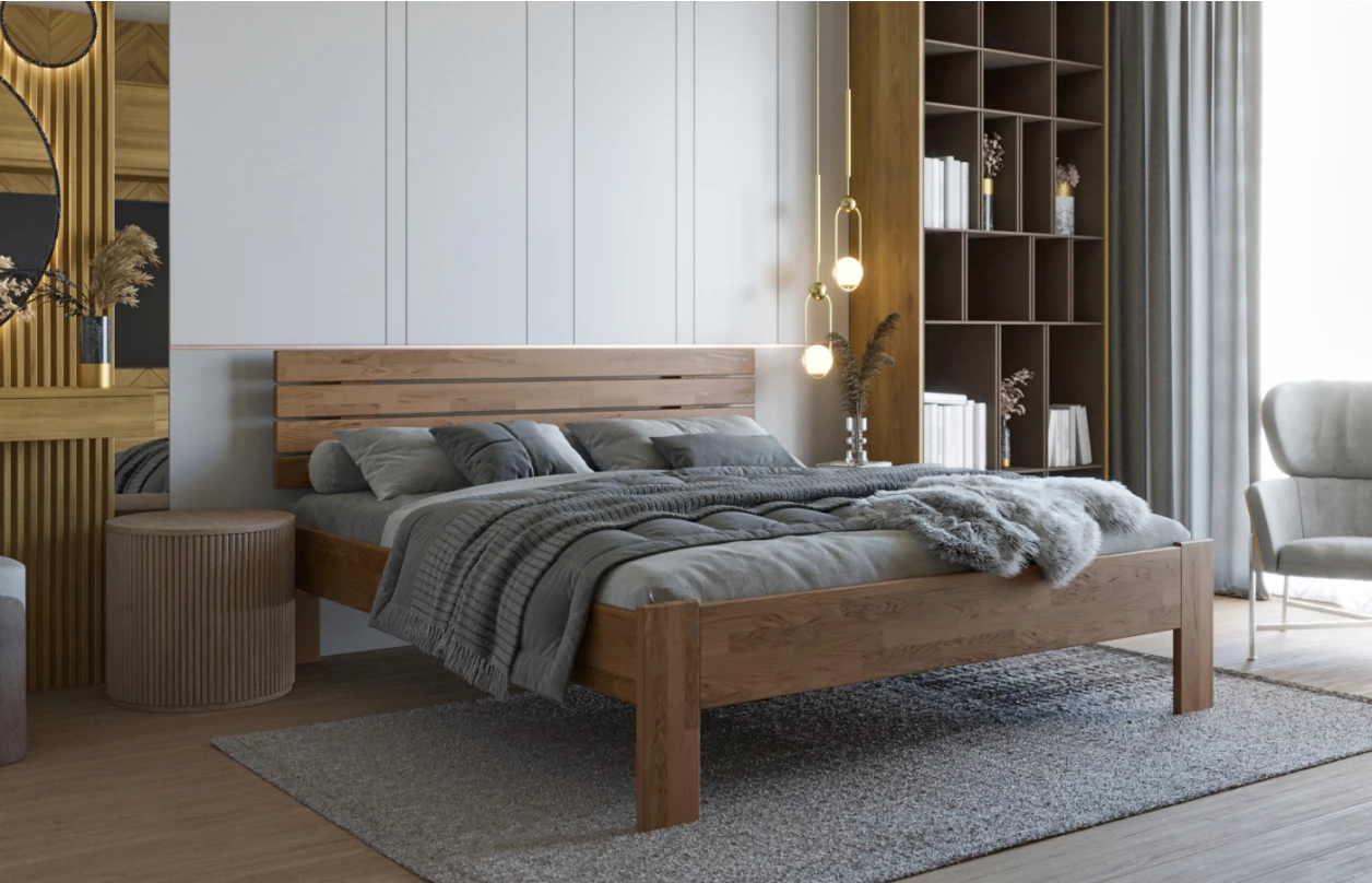 Postel Isolda 180x200 cm, přírodní buk 4