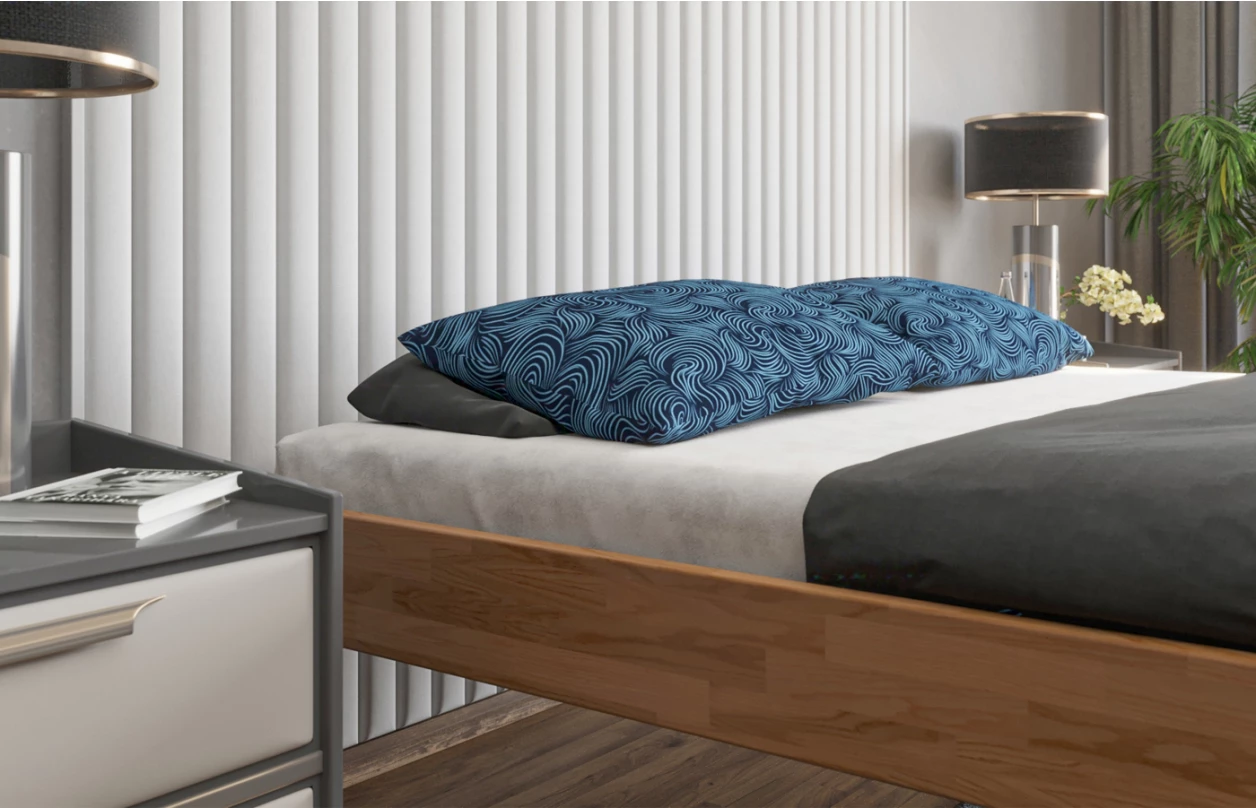 Postel Tema Futon 180x200 cm, bělený buk 7