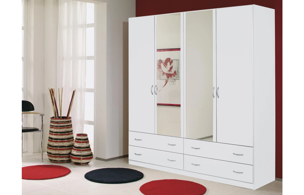 Šatní skříň Case, 91 cm, tmavě šedá 2
