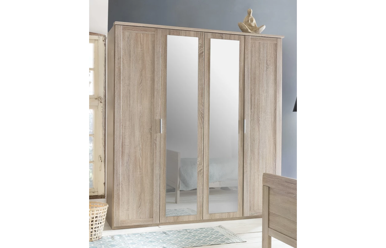 Postel Nadja 180x200 cm, dub artisan 18
