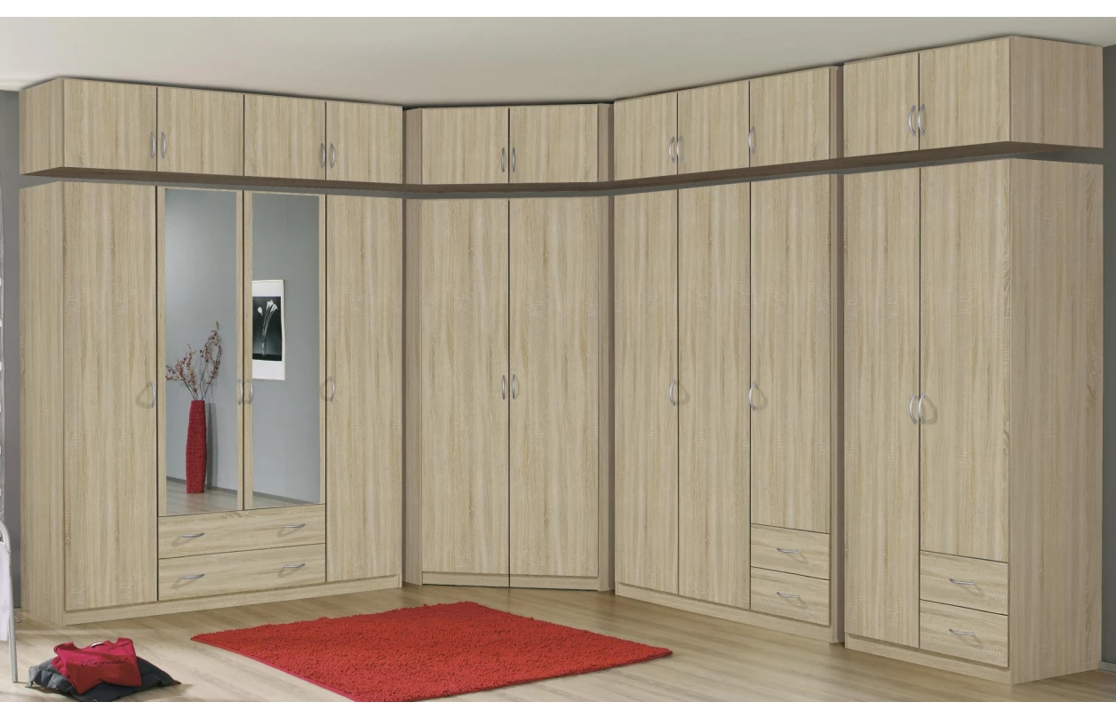 Skříňový nástavec Case, 181 cm, bílý 16