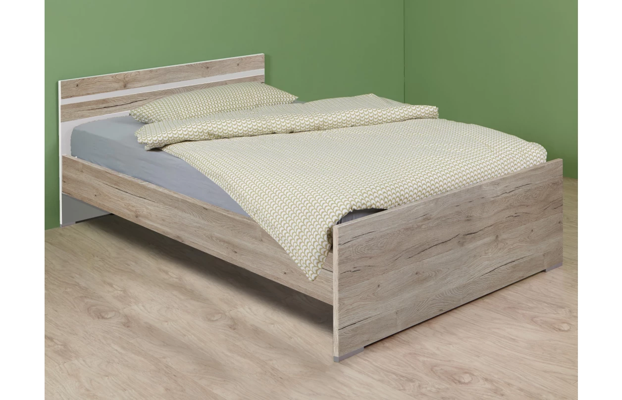 Dětská postýlka Cariba 70x140 cm, dub san remo/bílá 15