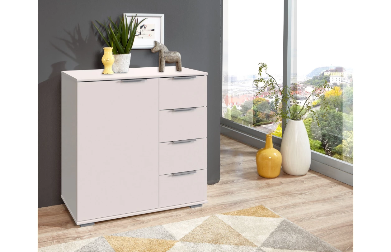 Noční stolek Easy Plus, 2 zásuvky, dub prkenný 24