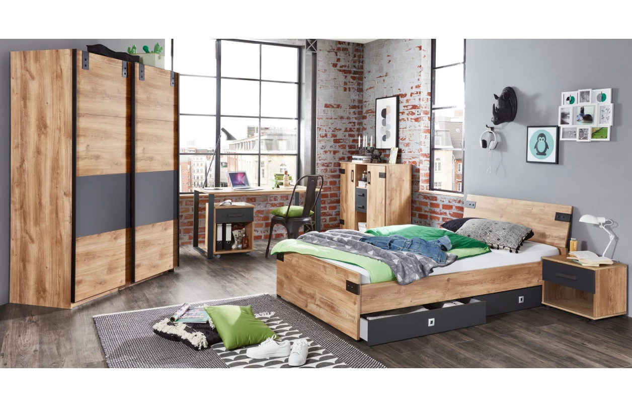 Postel Liverpool 140x200 cm, dub 3