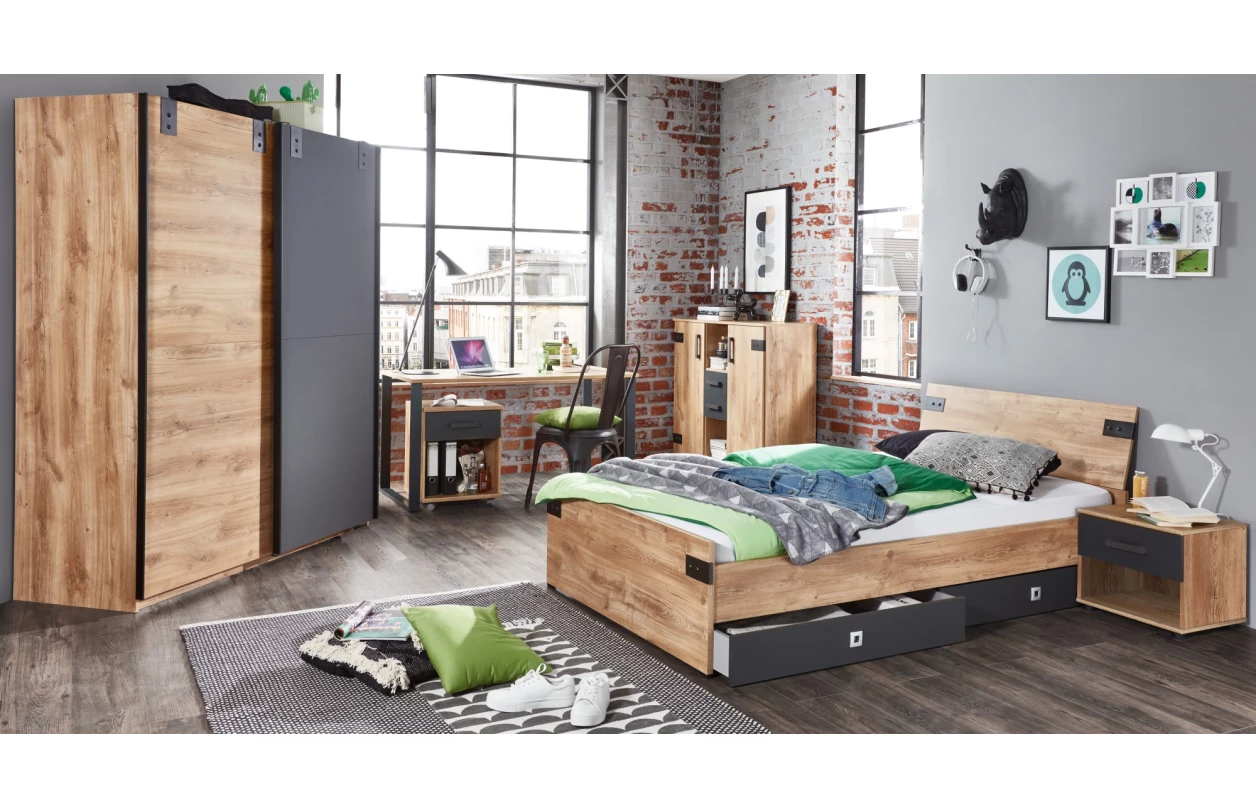 Postel Liverpool 140x200 cm, dub 5