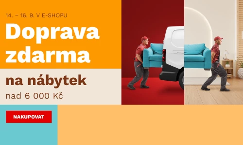 DOPRAVA ZDARMA nad 6000,- 14-16-9-2026