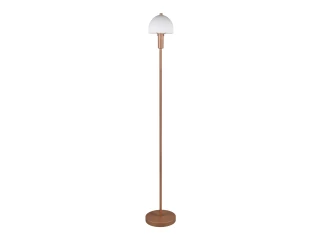 Stojací lampa Glenn, hnědá