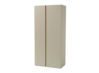 Šatní skříň Lucky, 90 cm, eukalyptově zelená/baltský dub