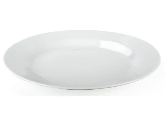 Mělký talíř Larry 24 cm, bílý
