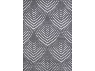 Koberec Oksi 160x230 cm, šedá geometrie