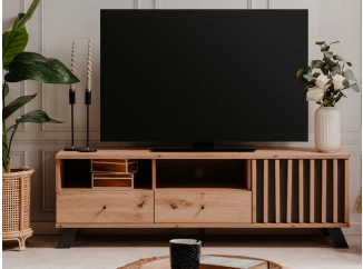 TV skříňka Merida, dub artisan/antracit