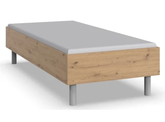 Postel Easy Plus 90x200 cm, dub artisan, komfortní výška