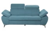 Dvojsedák Gisele, modrá látka