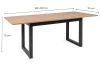 Rozkládací jídelní stůl Denver 160x90 cm, dub artisan/antracit
