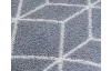 Osuška Prisma 67x140 cm, grafitová, geometrický vzor