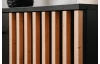 TV skříňka Monea, černý/dub artisan